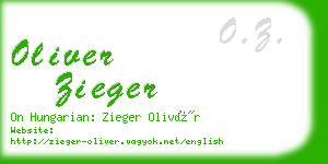 oliver zieger business card